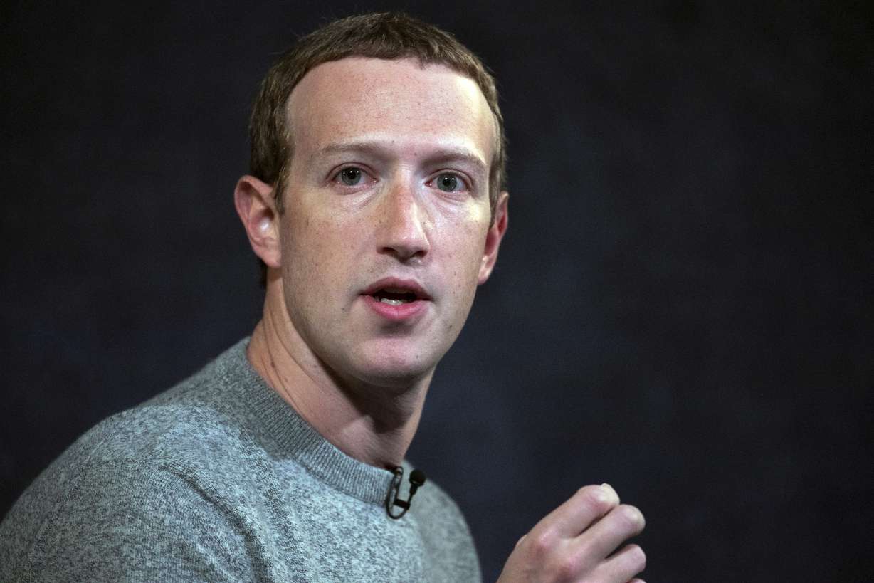 FILE - In this Oct. 25, 2019, file photo, Facebook CEO Mark Zuckerberg speaks at the Paley Center in New York. (Photo: AP Photo, File)