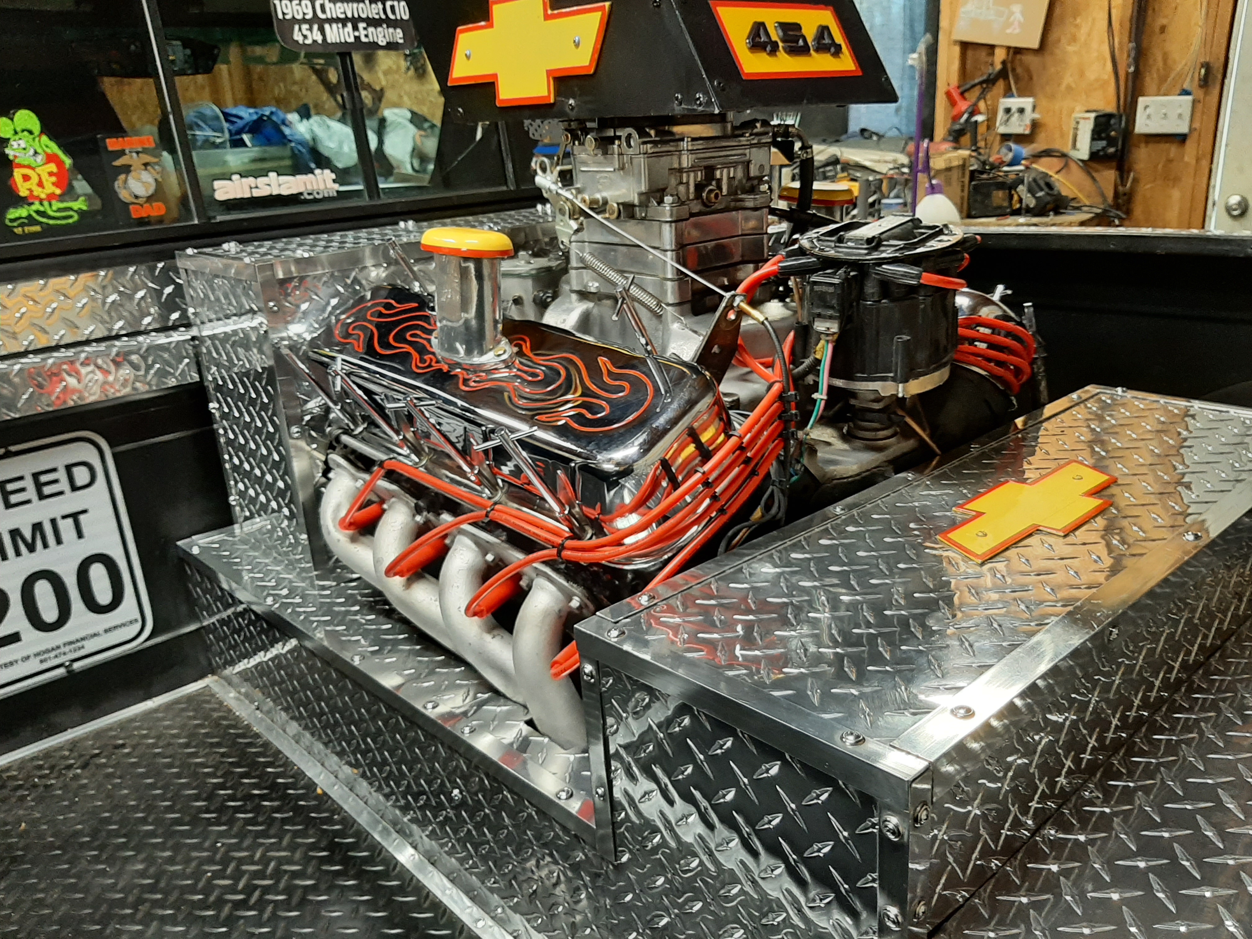 454 engine built by John Szwarc. He claims 600 horsepower for it. (Photo: John Szwarc)