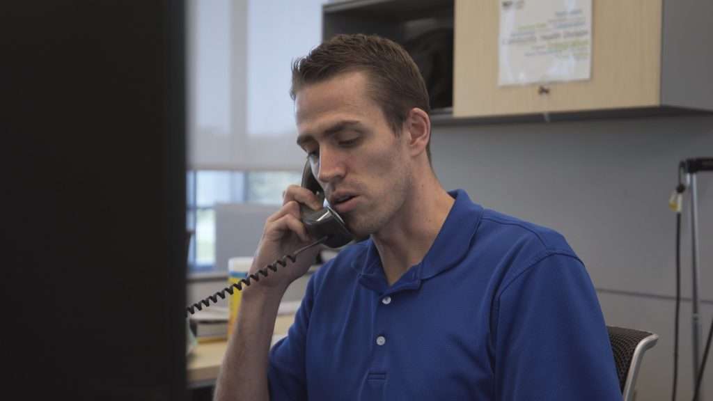 Now, tracers make 30-50 calls for each person who tests positive for coronavirus. (Photo: KSL TV)