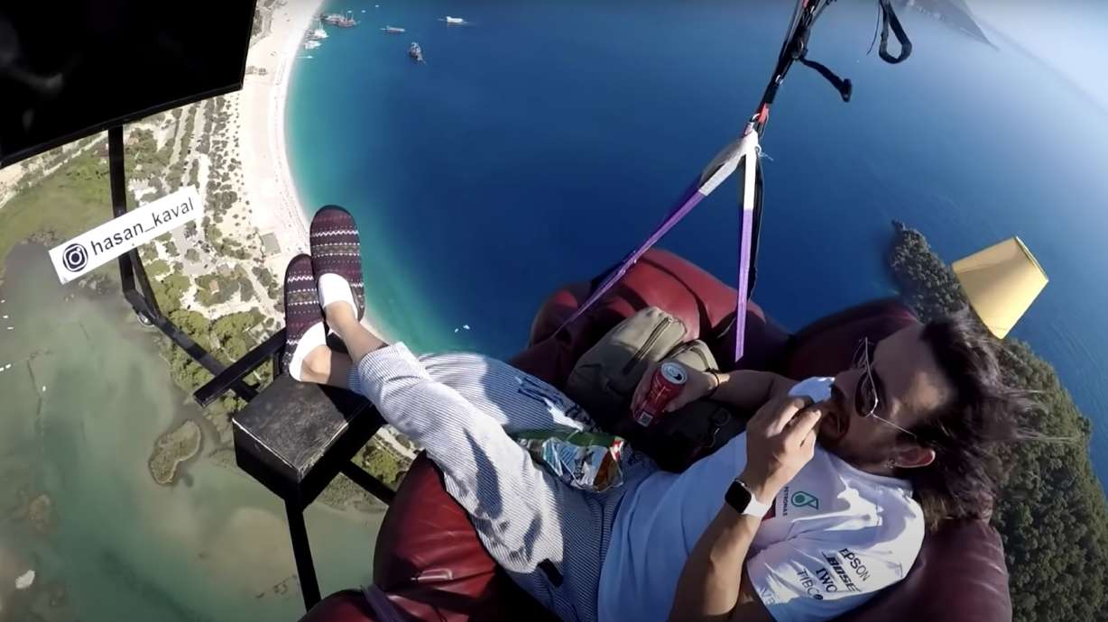 Have You Seen This? Man performs daredevil stunt from the comfort of his own couch