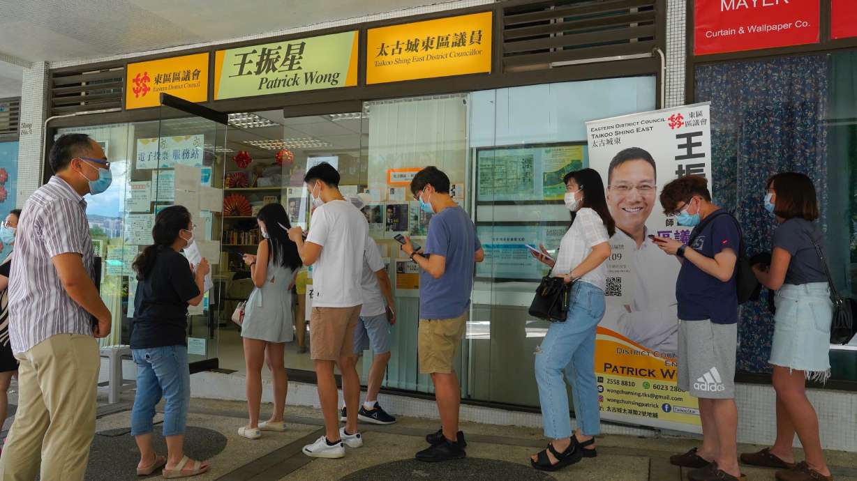 Nearly 600,000 vote in Hong Kong pro-democracy primaries