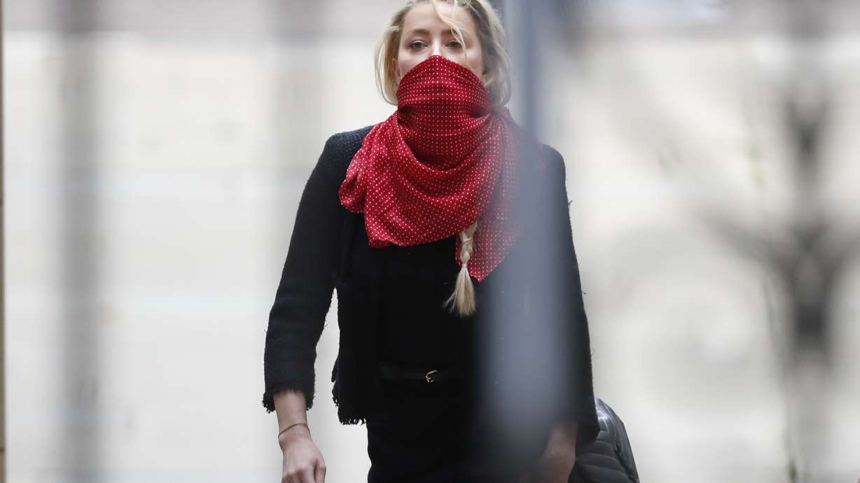 In libel case, Depp says Heard hit him with 'haymaker' punch