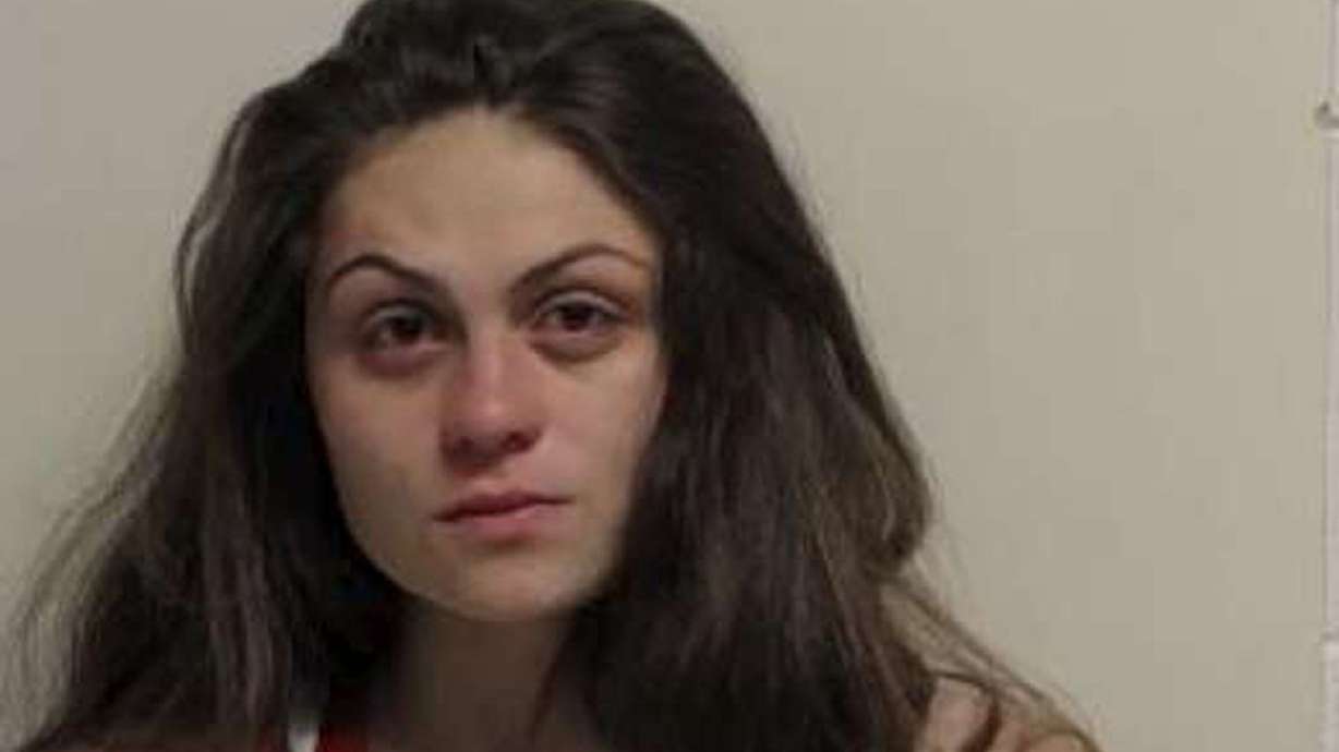 Francesca Delfina Farias-Swenson, 21, of Eagle Mountain, was charged Monday, July 13, 2020, with abuse or desecration of a dead body, a third-degree felony, and other charges after police say she wheeled a dead man’s body on an office chair into a Provo motel room after filming him dying from a drug overdose.