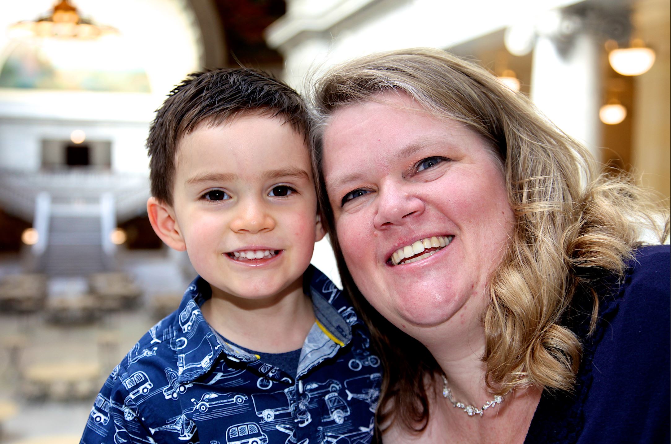 Four-year-old Peter Alfaro poses with his mom Catrina Alfaro. (Courtesy of Catrina Alfaro)