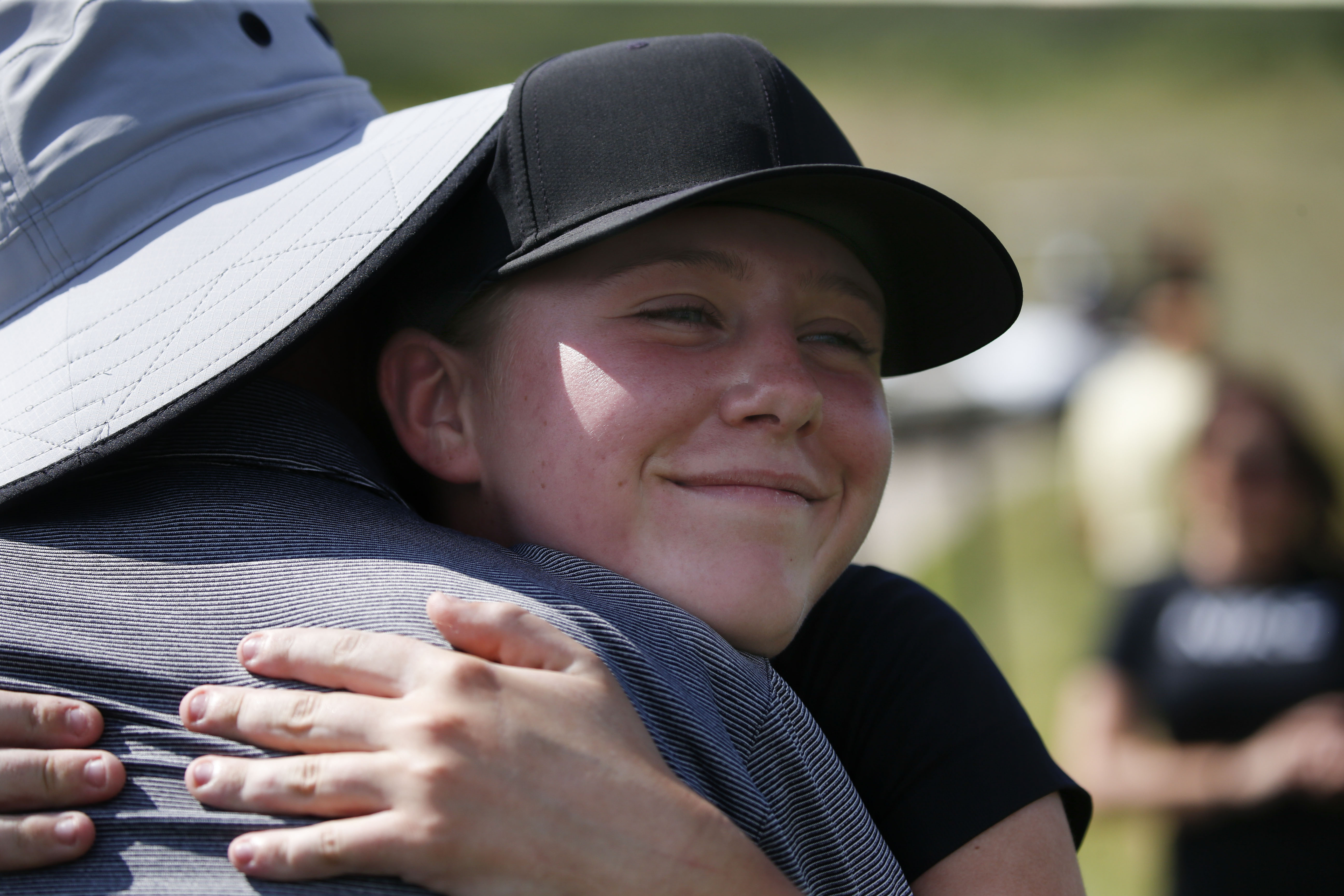 Grace Summerhays is congratulated after winning the Utah Women’s Amateur at Soldier Hollow Golf Course in Midway on Thursday, July 16, 2020.