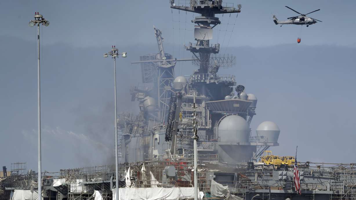 Navy chief: US warship's fate uncertain; damage extensive