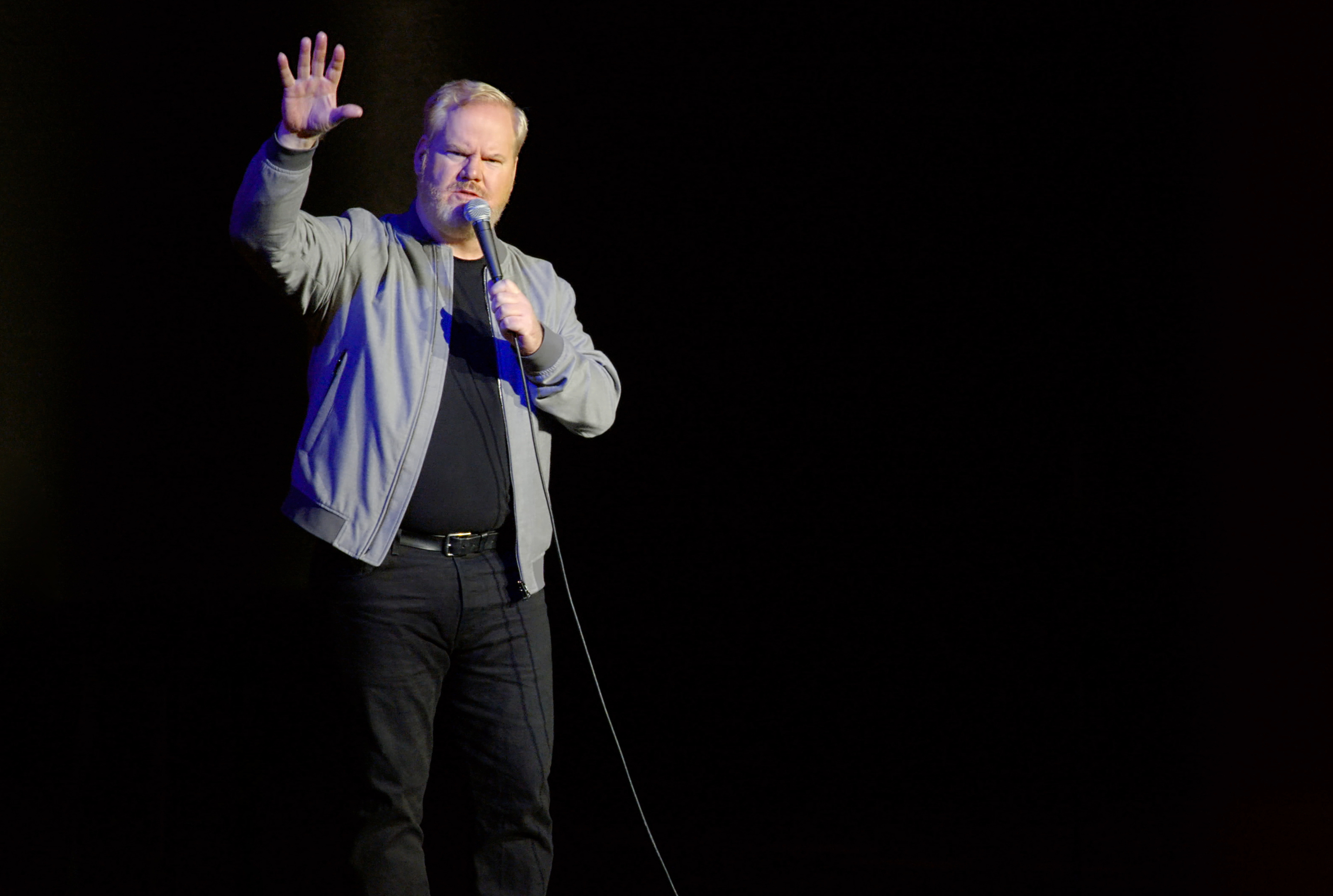 Jim Gaffigan in a scene from his comedy special "Jim Gaffigan: The Pale Tourist," released in July 2020.