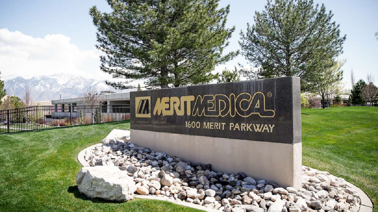 Merit Medical in South Jordan is pictured on Tuesday, April 21, 2020.