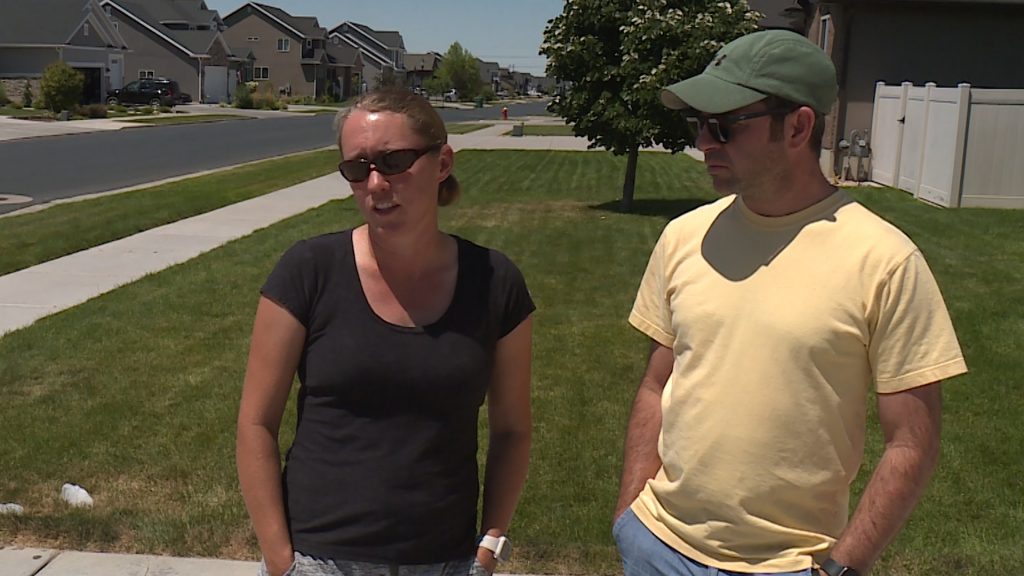 Heidi and Silvio Favero, Monday, July 20, 2020. (Photo: Mike Anderson, KSL TV)