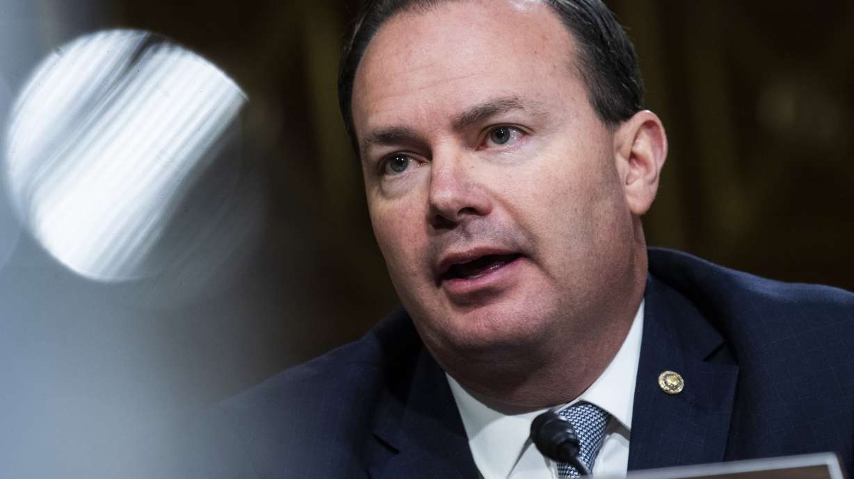 Sen. Mike Lee, R-Utah., speaks during a Senate Judiciary Committee hearing examining issues facing prisons and jails during the coronavirus pandemic on Capitol Hill in Washington, Tuesday, June 2, 2020. (Photo: Tom Williams, CQ Roll Call, Pool via AP)
