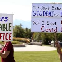 Utah teachers, parents rally for safe reopening of schools