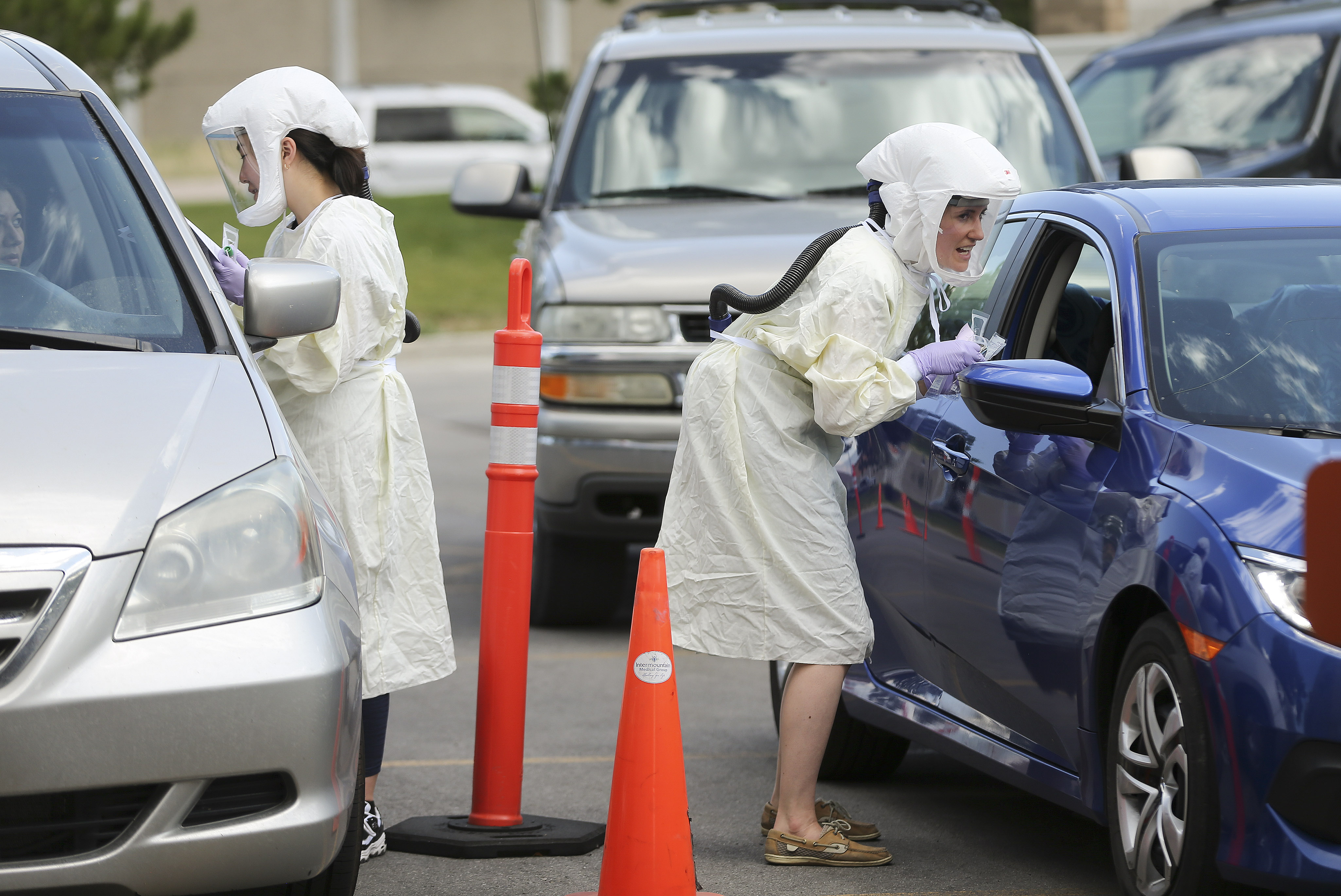 COVID-19 testing is performed at Intermountain Healthcare's Taylorsville Clinic in Taylorsville on Friday, July 17, 2020. (Photo: Jeffrey D. Allred, KSL)