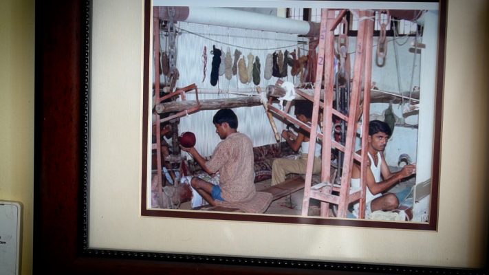 Ashot Ouzounian says he's made sure to visit the factories he buys rugs from in order to make sure their materials and techniques are up to par, as well as their treatment of their employees.