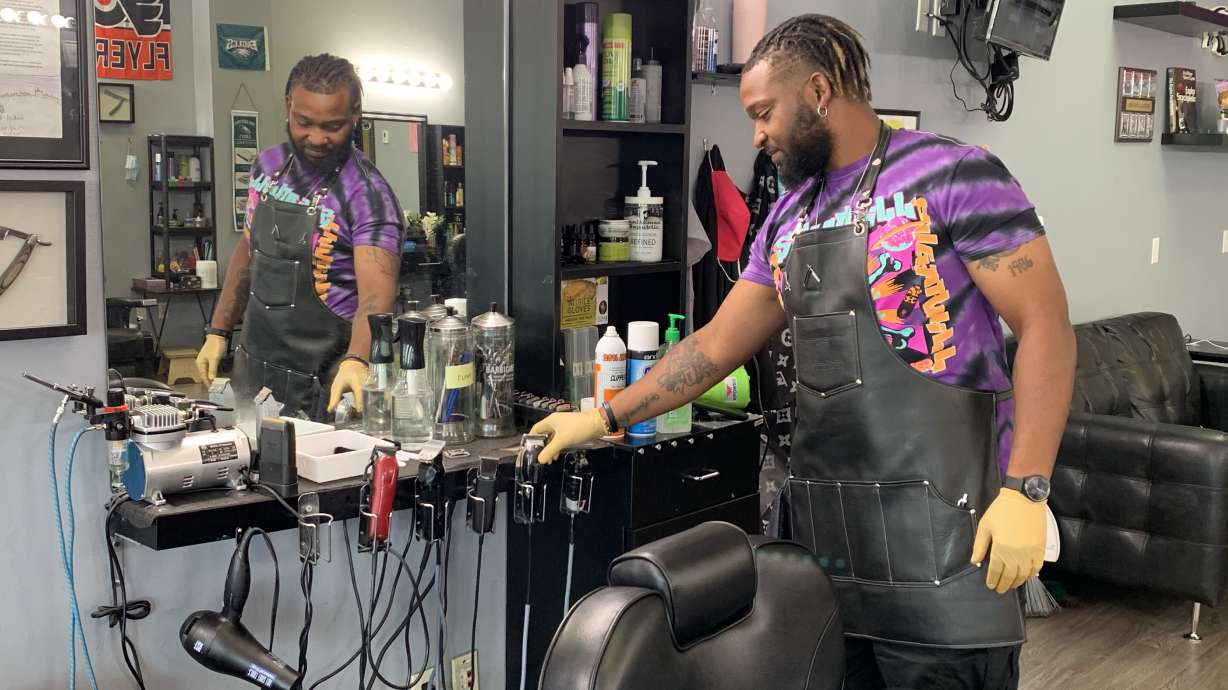 Darren Herder at A Philly-Aided Barbers in Taylorsville