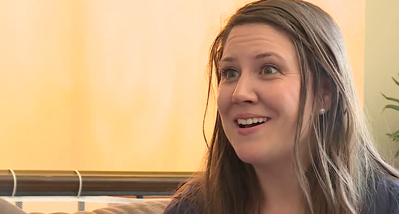 Julie Conley has two children in the Canyons School District and says they made their decision about the fall as a family Monday, July 27, 2020. (Photo: KSL TV)