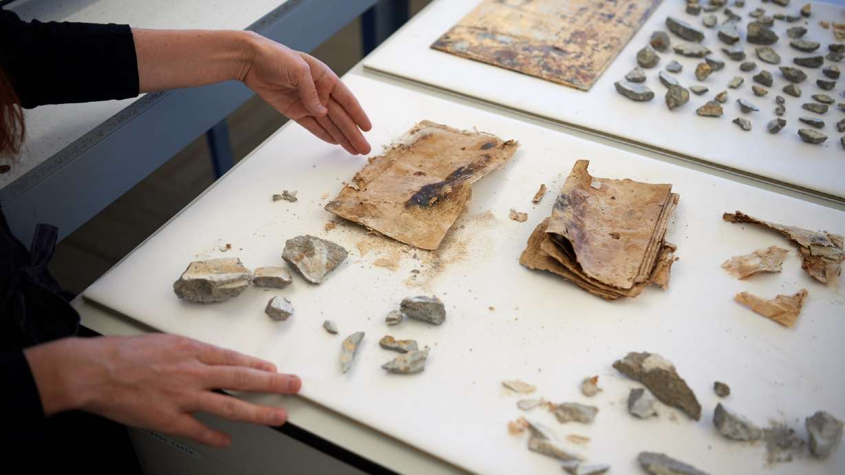 Items recovered from the Salt Lake Temple time capsule on May 20, 2020.