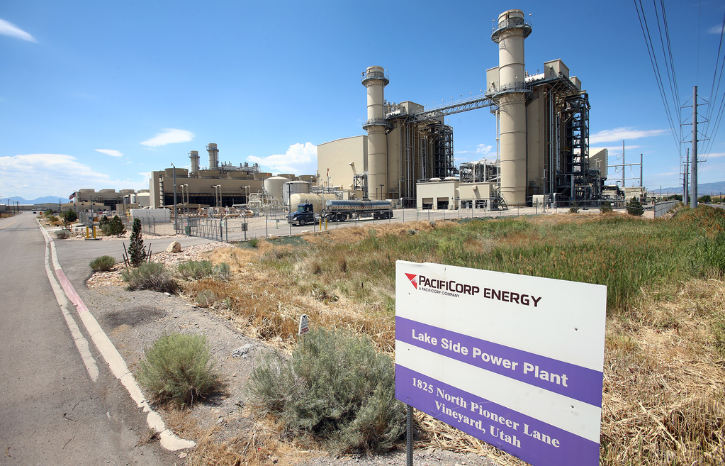 PacifiCorp Energy's Lake Side Power Plant in Vineyard is photographed on Tuesday, July 28, 2020.