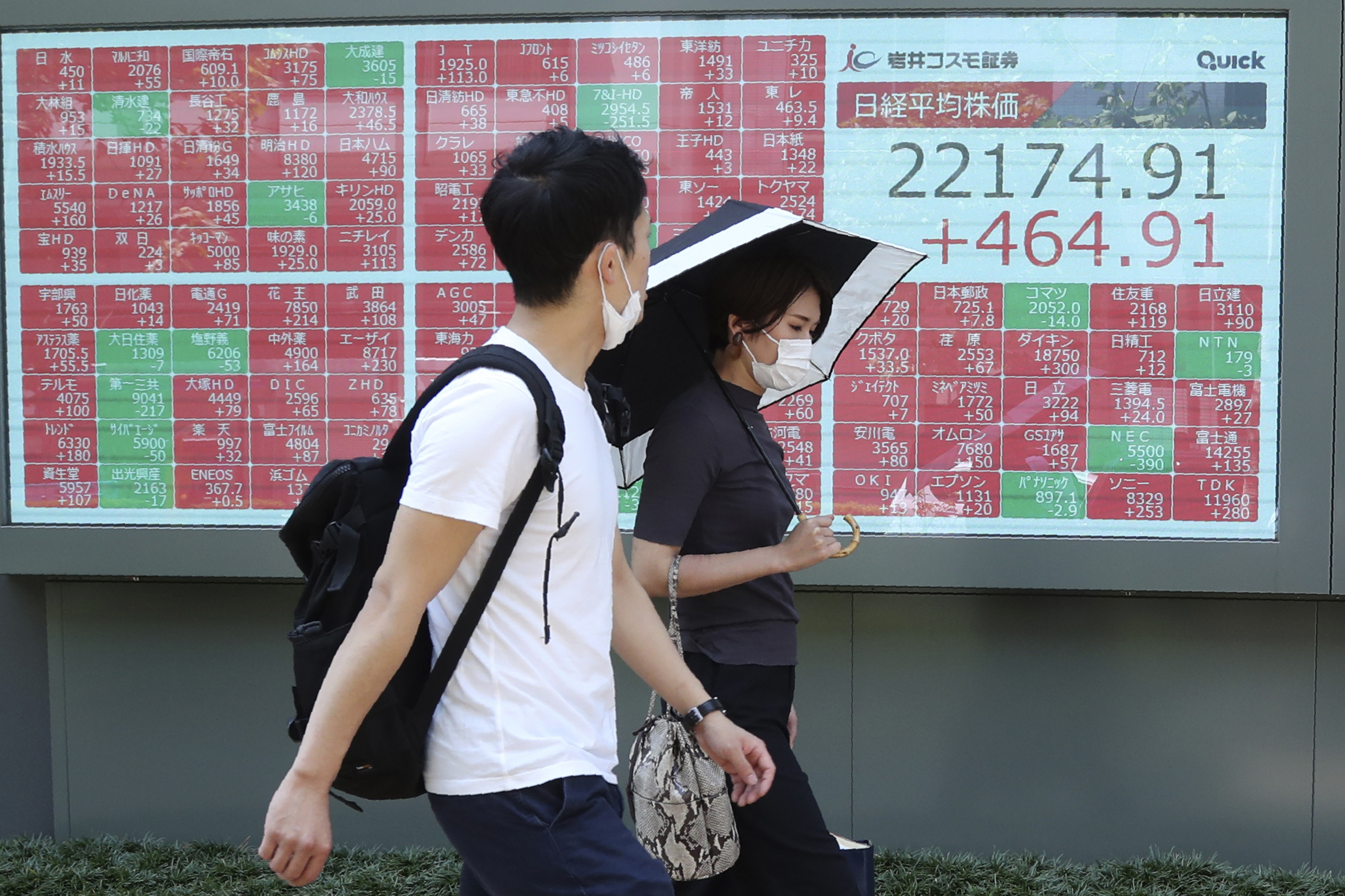 Asian shares track worldwide rally as S&P 500 nears record