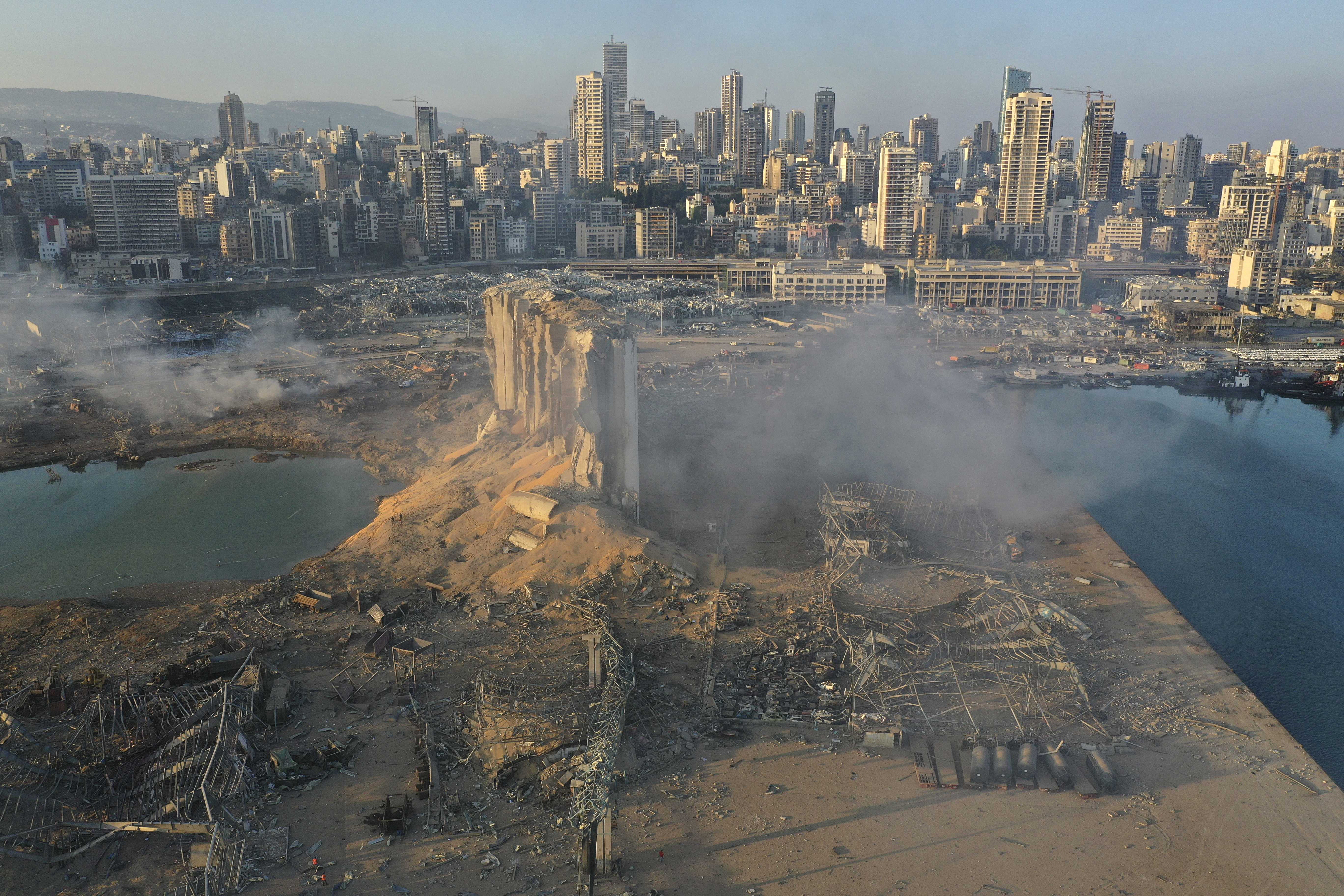 In a horrific instant, a burst of power that ravaged Beirut