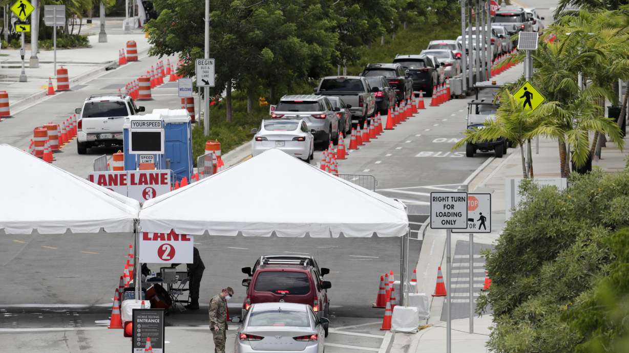 Virus testing in the US is dropping, even as deaths mount