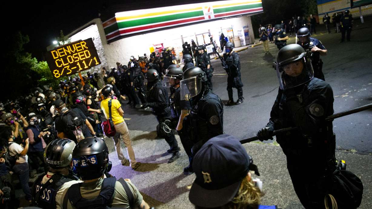 Portland mayor decries violent protesters as props for Trump