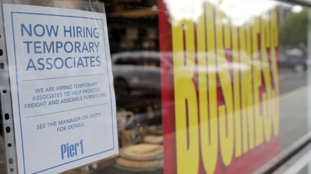 US adds 1.8 million jobs in a sign that hiring has weakened