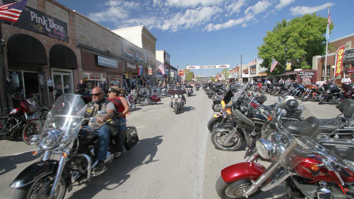 Harleys everywhere, masks nowhere: Sturgis draws thousands