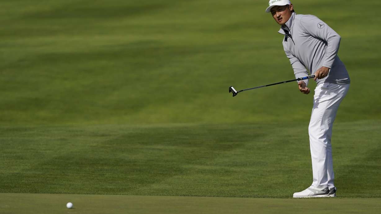 In milestone for China, Li Haotong leads halfway through PGA