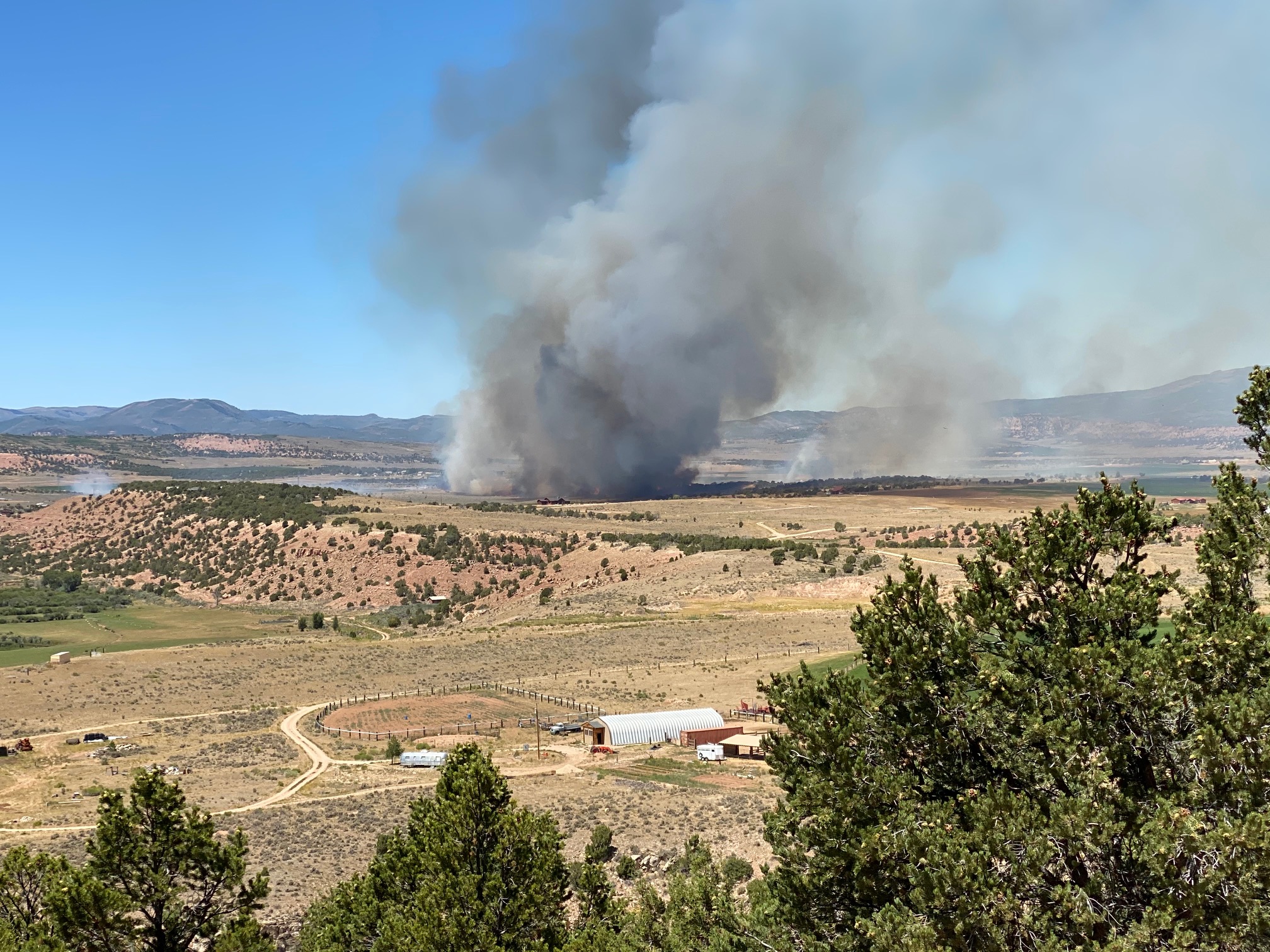 The Fruitland Church Fire. (6400 Fire)