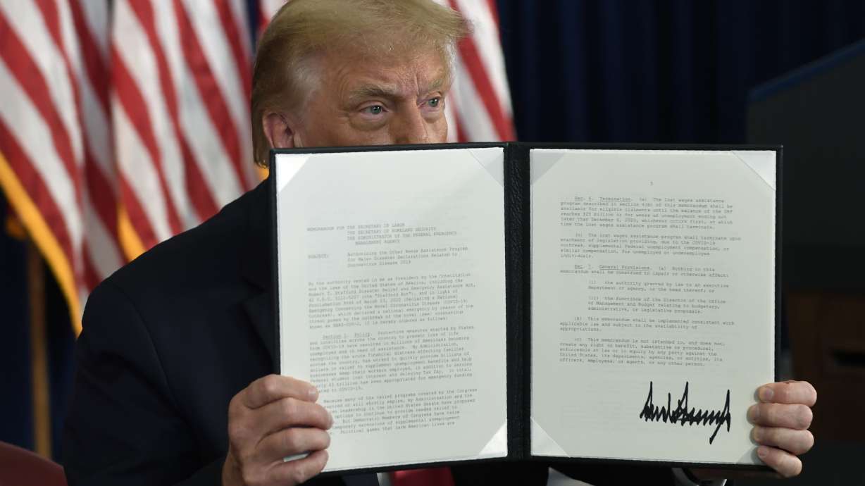 Trump's pandemic relief orders are limited in scope