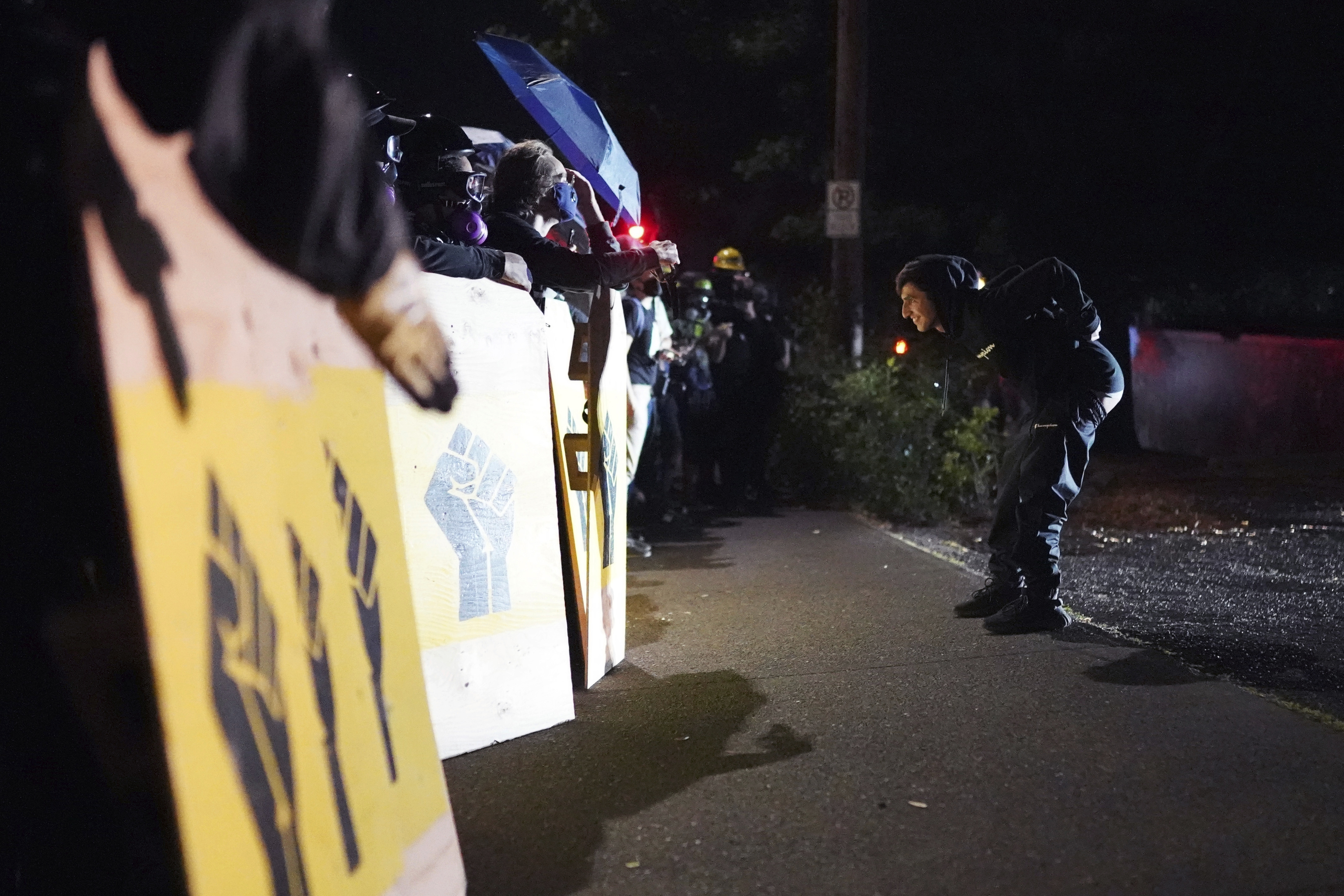 Hate crime victim arrested at protest won't be prosecuted