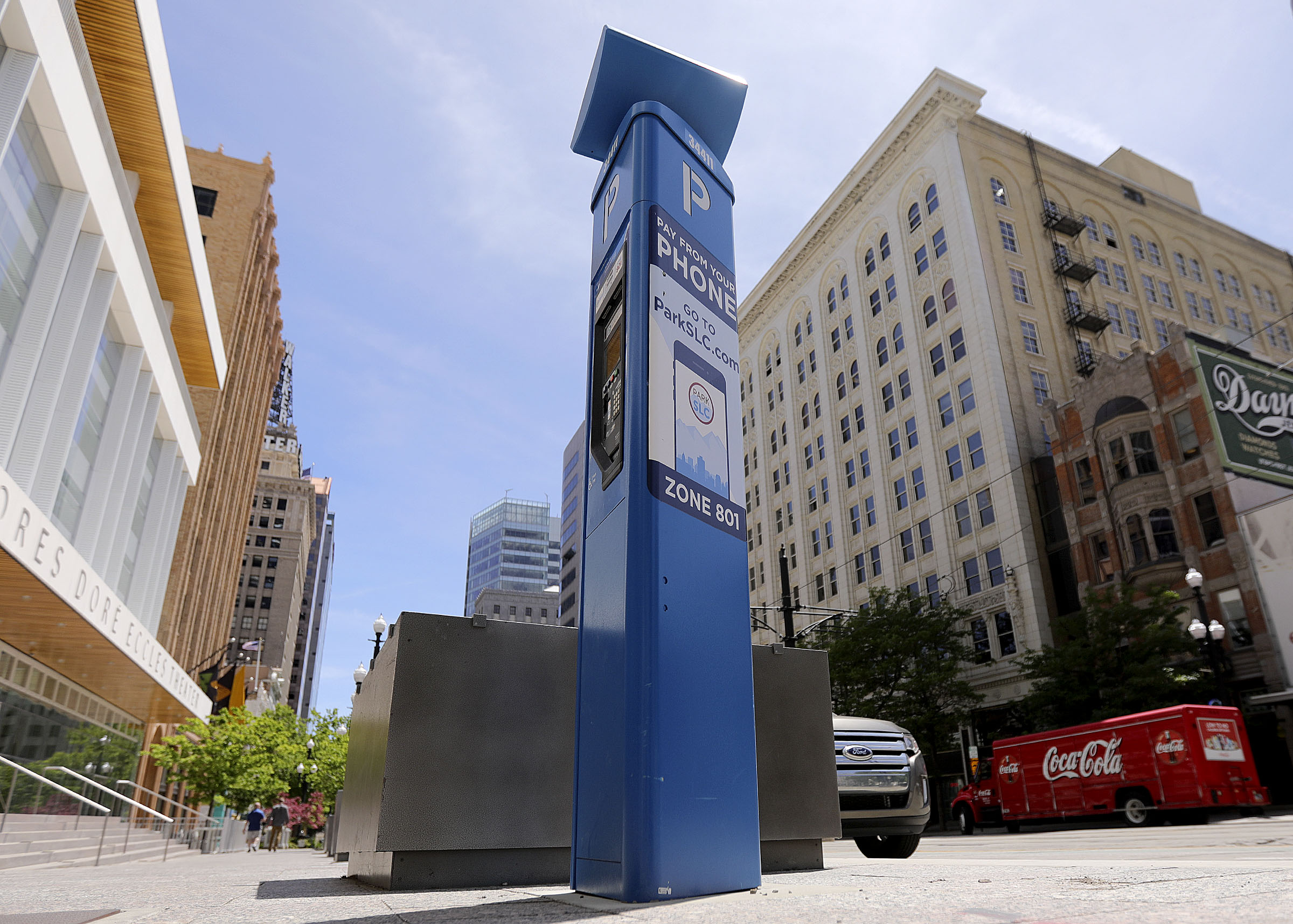 
SLC Mayor Proposal 66610.jpg
6/11/2019
SLC Mayor Proposal 66626.jpg
6/11/2019
SLC Mayor Proposal 66610.jpg
6/11/2019
SLC Mayor Proposal 66626.jpg
6/11/2019
A parking kiosk in downtown Salt Lake City is pictured on Tuesday, June 11, 2019. Salt Lake City Mayor Jackie Biskupski is recommending that newly available funds be used to reduce a proposed parking meter rate increase from 50 cents 25 cents.