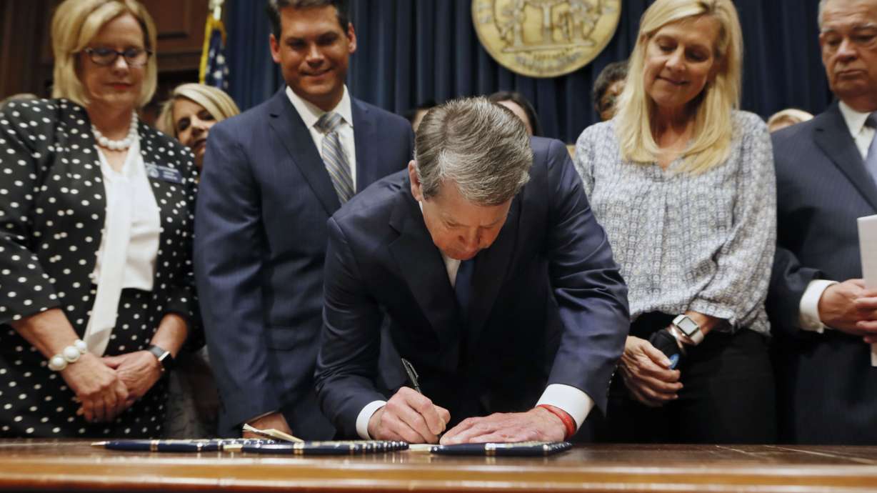 Georgia appeals ruling that blocked restrictive abortion law