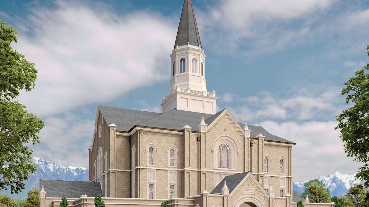 Rendering of the Taylorsville Utah Temple