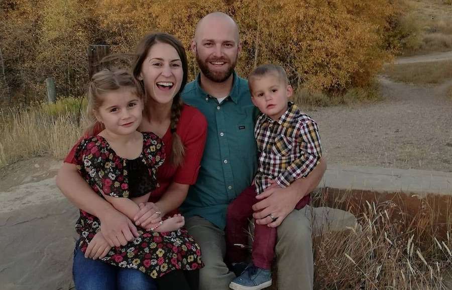 Tyler and Kara Willis with their two children.