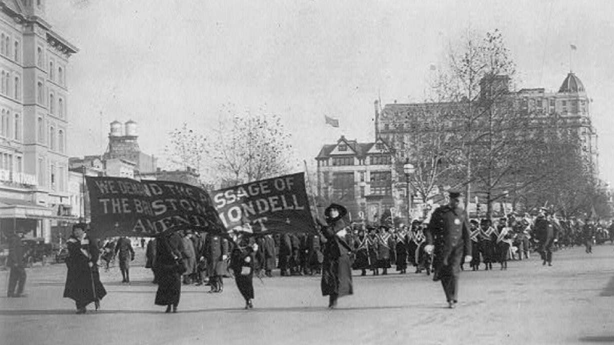 1917 suffrage protest in Washington, D.C.