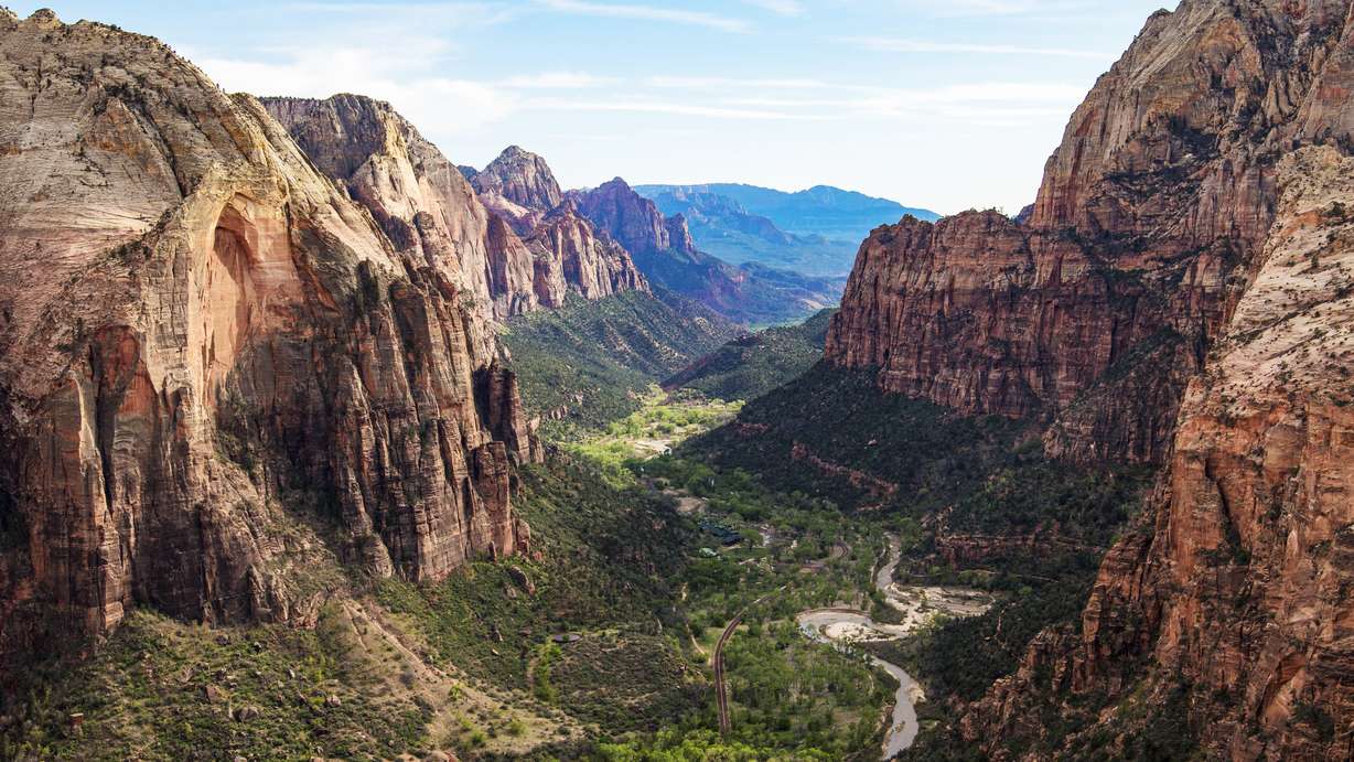 The view from Angels Landing