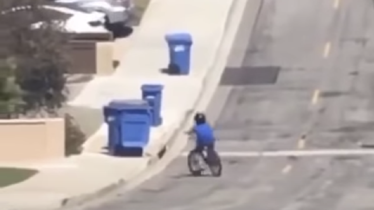 Have You Seen This? Kid crashes into garbage cans for the perfect Phil Collins drum solo