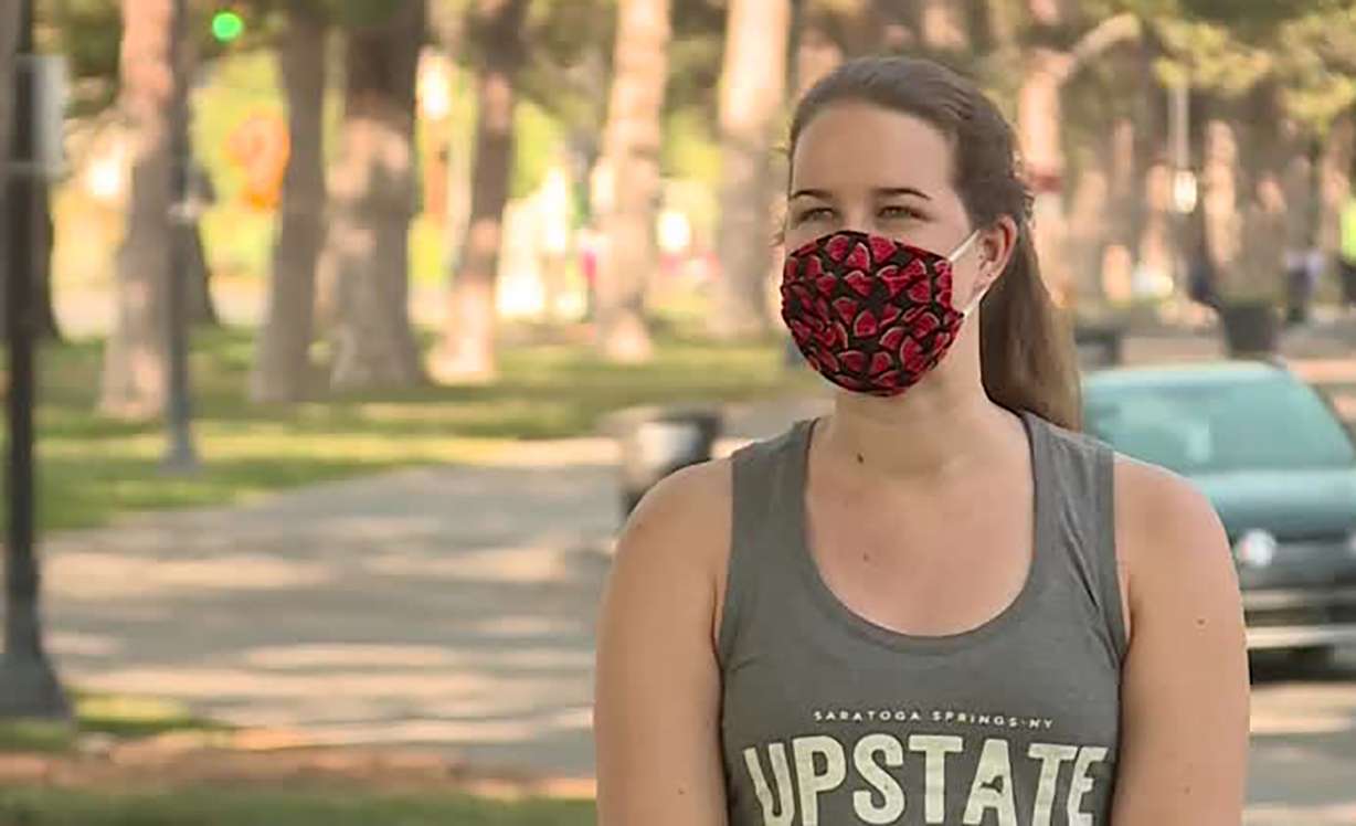 Paige Dubrow feels lucky that the pandemic is not costing her more sleep, because that has been a problem for her in the past.