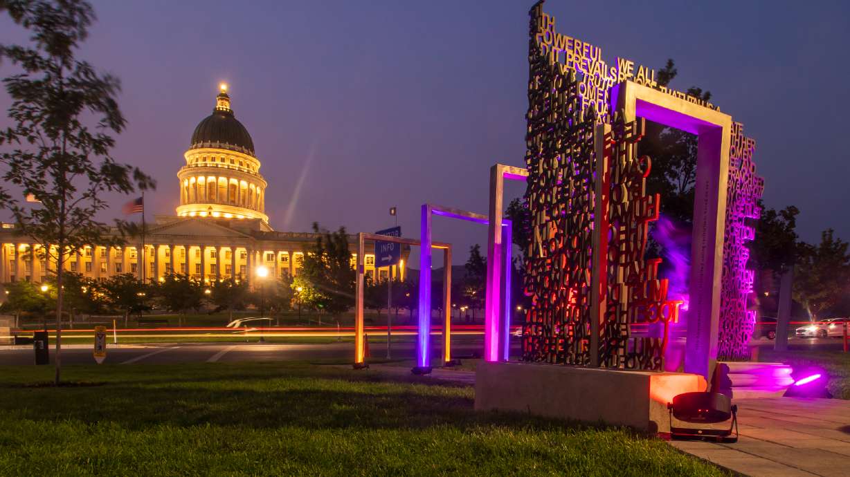A look into the details and meanings of new 'interactive' equal suffrage memorial at Utah Capitol