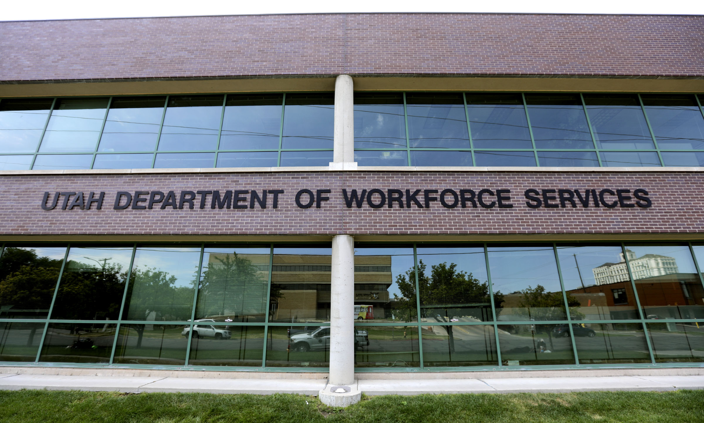 The Utah Department of Workforce Services in Salt Lake City is pictured on Thursday, July 16, 2020.