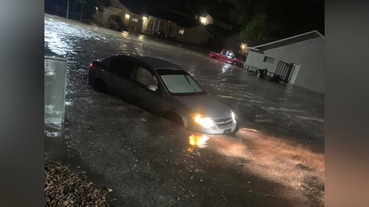Flooding in St. George on Sunday, Aug. 23, 2020