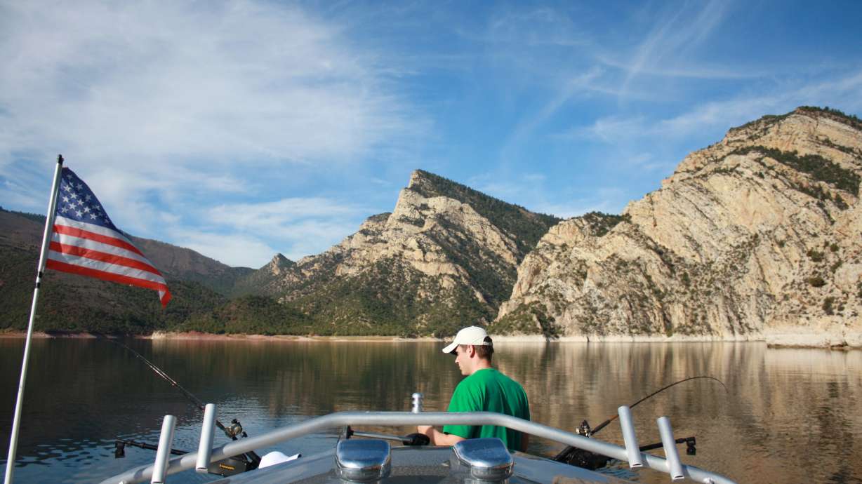 Flaming Gorge Reservoir is one of the most beautiful fishing destinations in Utah.