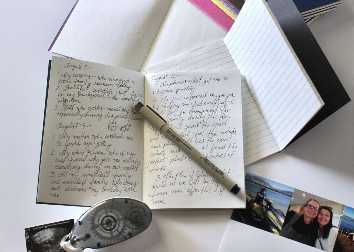 Gratitude and bullet journals are good ways to document your personal experiences in 2020. (Photo: Amiee Ferre)