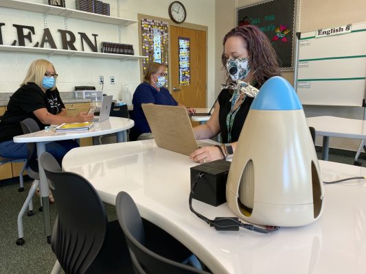 Venting the virus: Teacher-husband team invent personal air solution