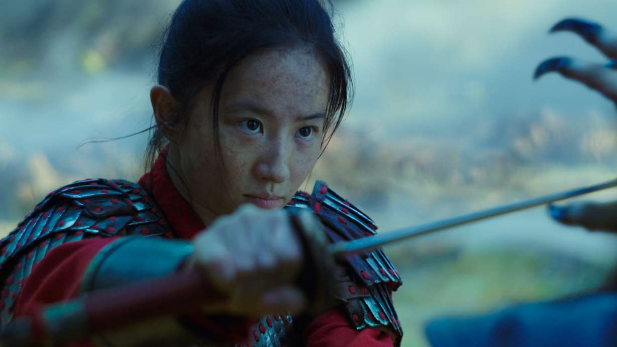 Mulan (Yifei Liu) is seen in a still photo from Disney's "Mulan," which premieres on Disney+ on Friday, Sept. 4, 2020.