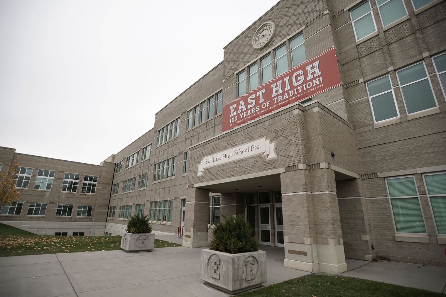 East High School in Salt Lake City is pictured on Monday, Oct. 28, 2019.