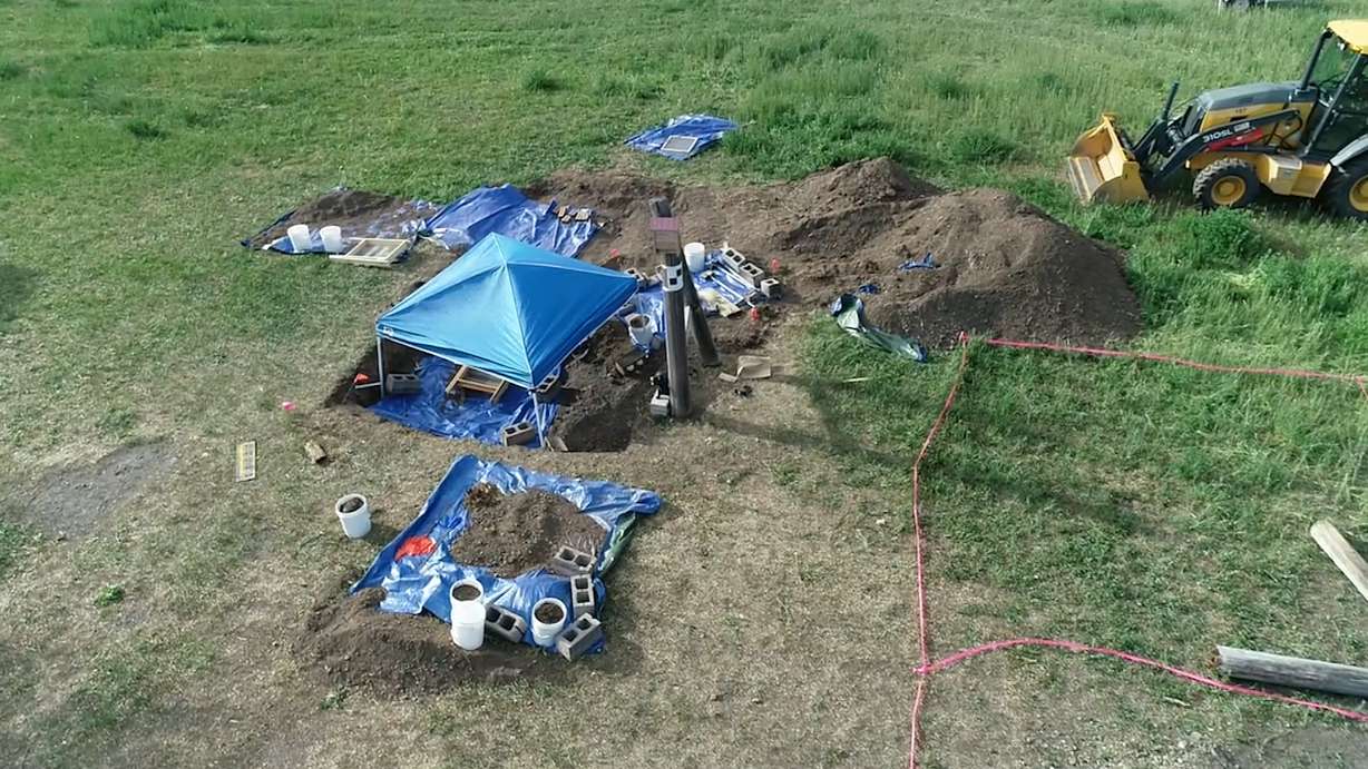 Investigators in Idaho recover human remains in the backyard of Chad Daybell’s home in Salem on June 9, 2020. Chad Daybell's murder trial is ongoing in Boise.
