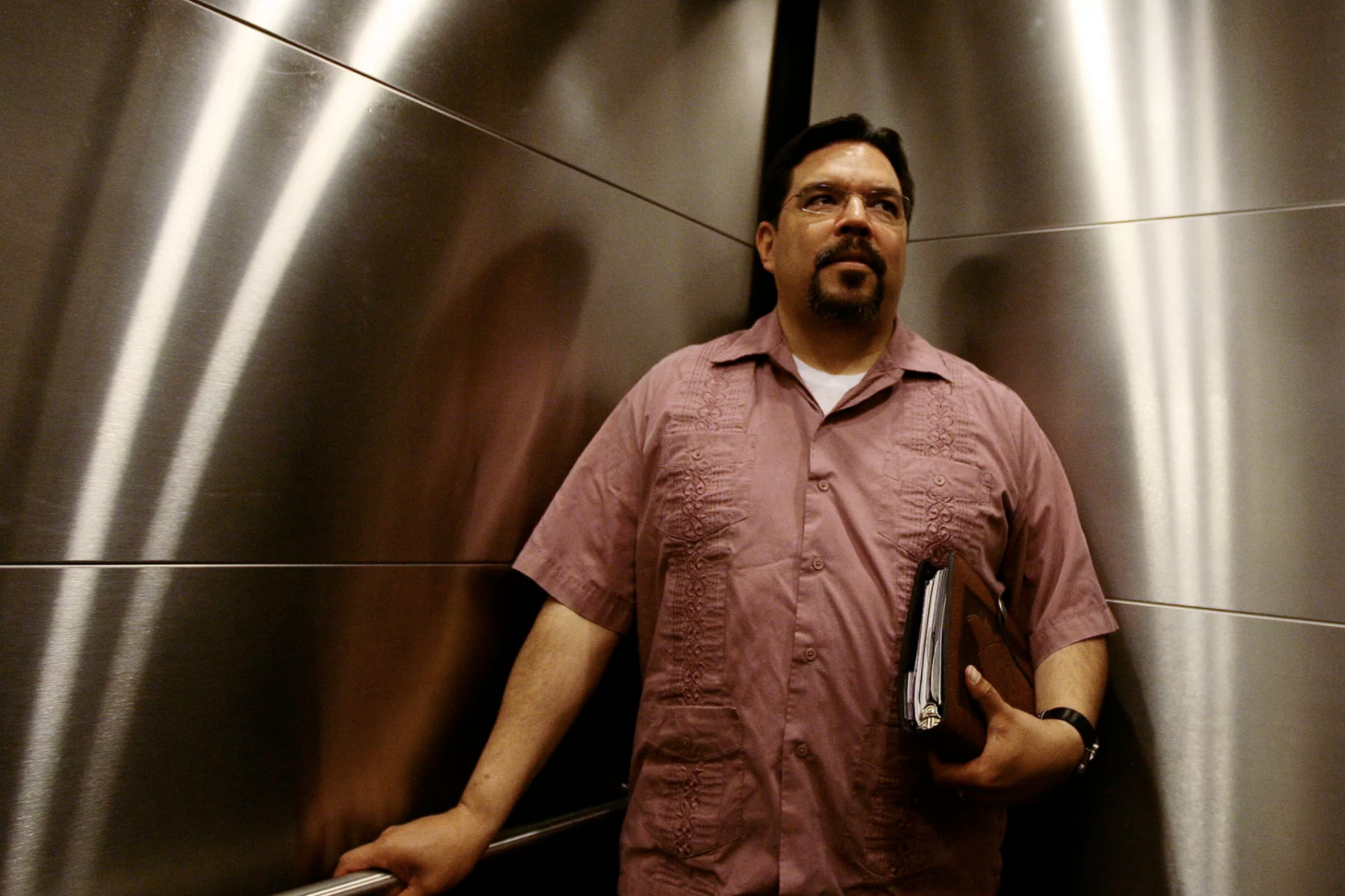 Michael Clara talks about his Salt Lake City Council campaign during a meeting in Salt Lake City on Aug. 10, 2011. A judge on Friday dismissed seven felonies filed against him accusing him of firing seven rounds at a car after it hit his vehicle.