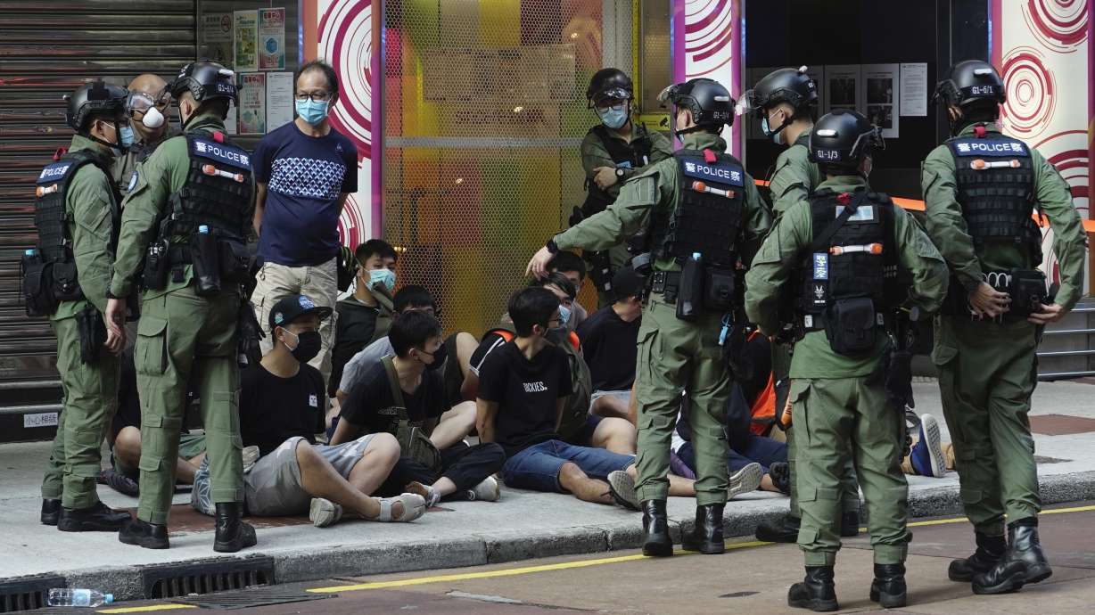 Hong Kong police arrest 289 at protests over election delay
